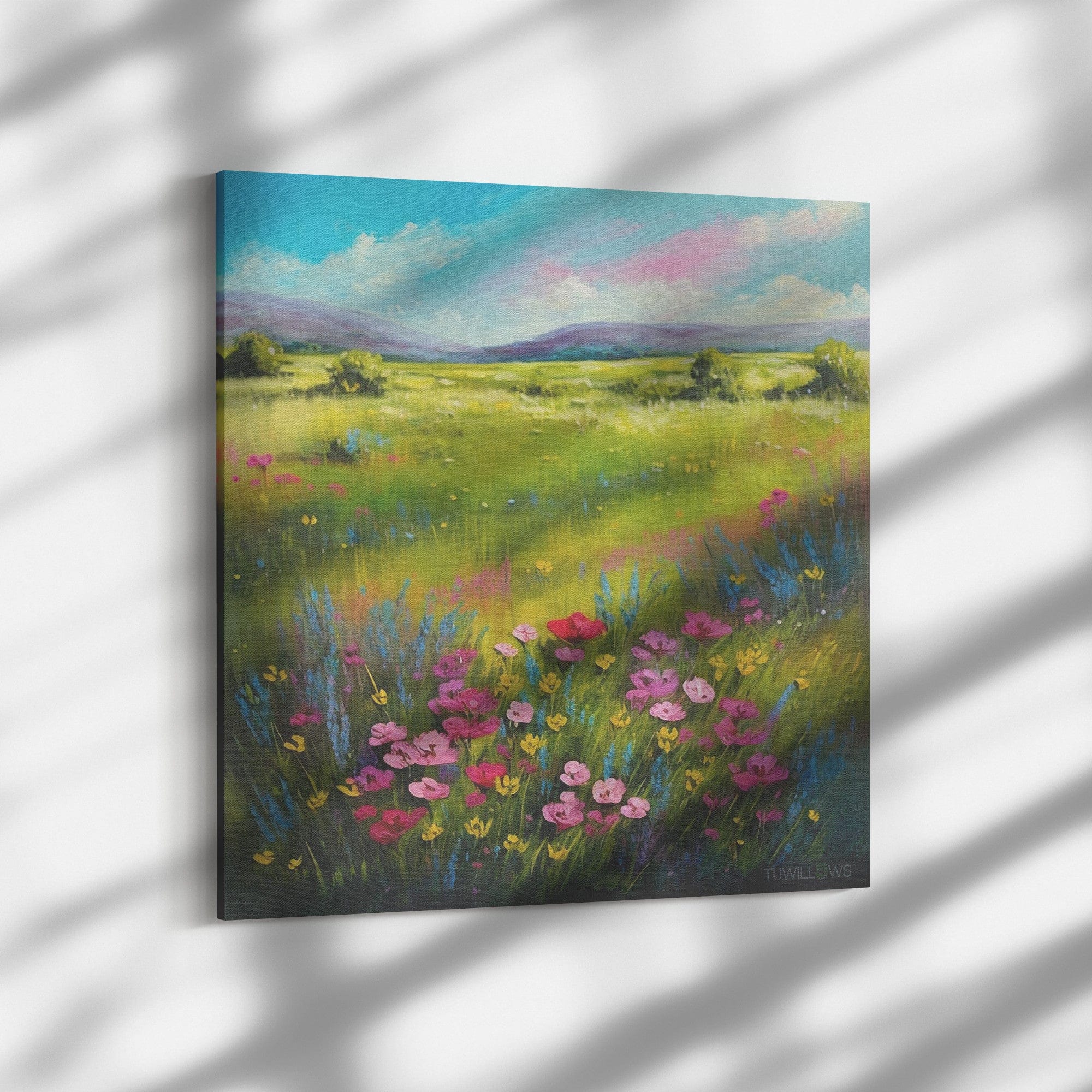 Wildflower Meadow - Canvas Print Wall Art - TuWillows