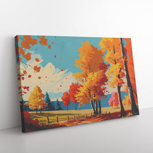 Autumn Hues - Canvas Print Wall Art - TuWillows