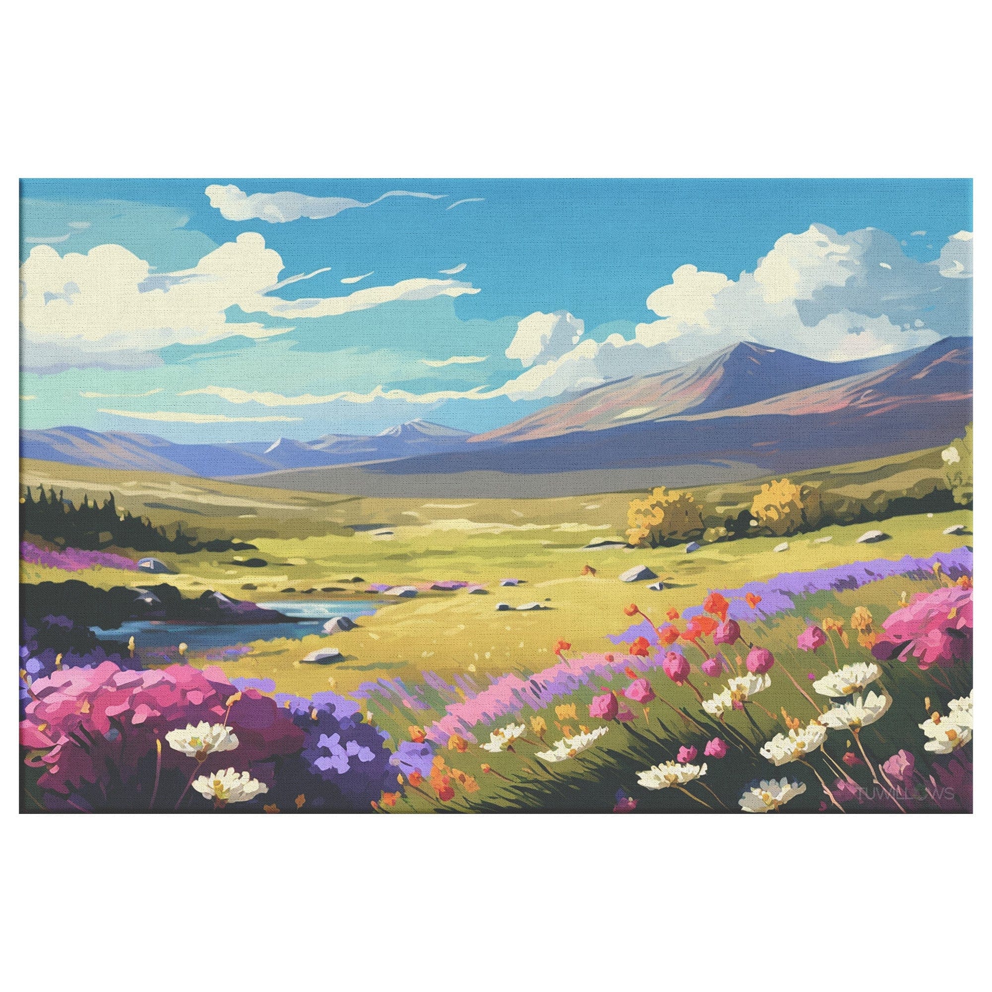 Blooming Bliss - Canvas Print 12x18 / 1.25 Wall Art - TuWillows