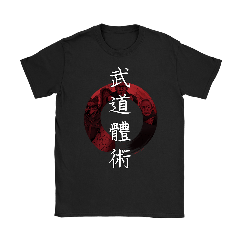 Budō Taijutsu Tshirt Gildan Womens T-Shirt / Black / S T-shirt - TuWillows