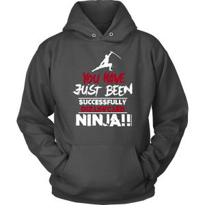 Distracted - Ninja Hoodie Unisex Hoodie / Charcoal / S T-shirt - TuWillows