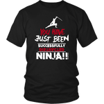 Distracted - Ninja Tshirt & Hoodie District Unisex Shirt / Black / S T-shirt - TuWillows