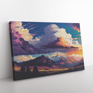 Majestic Mountains - Canvas Print Wall Art - TuWillows