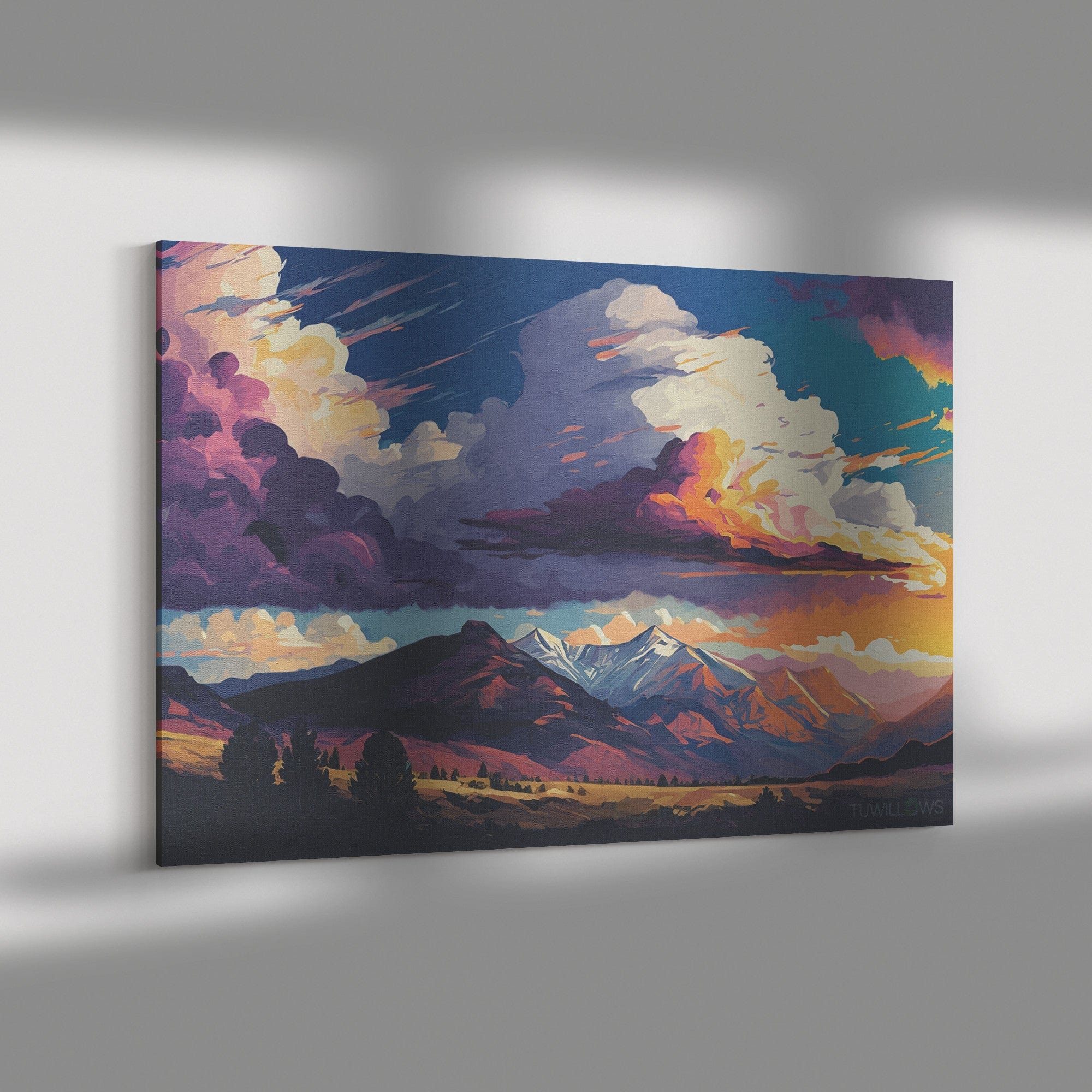 Majestic Mountains - Canvas Print Wall Art - TuWillows