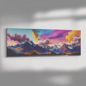 Mountain Vista - Canvas Print 10x30 / .75 Wall Art - TuWillows