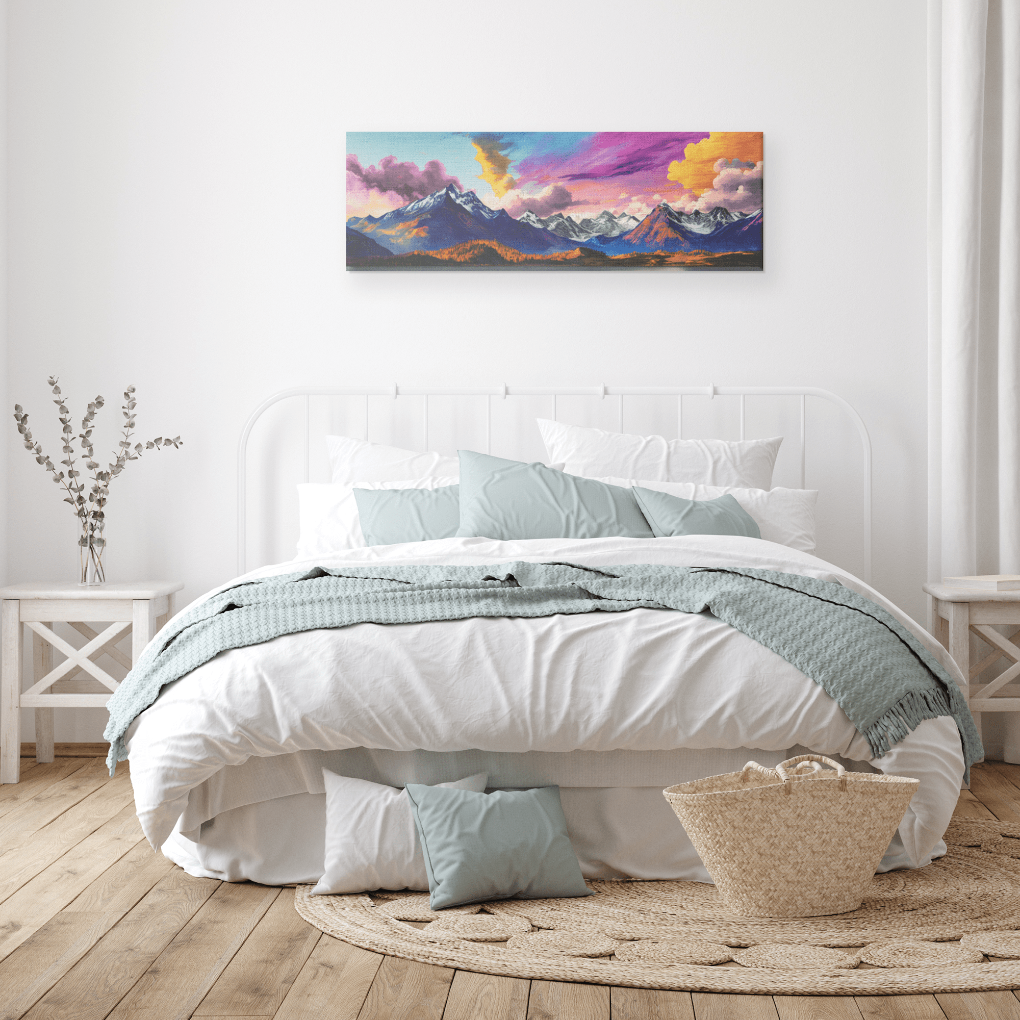 Mountain Vista - Canvas Print Wall Art - TuWillows