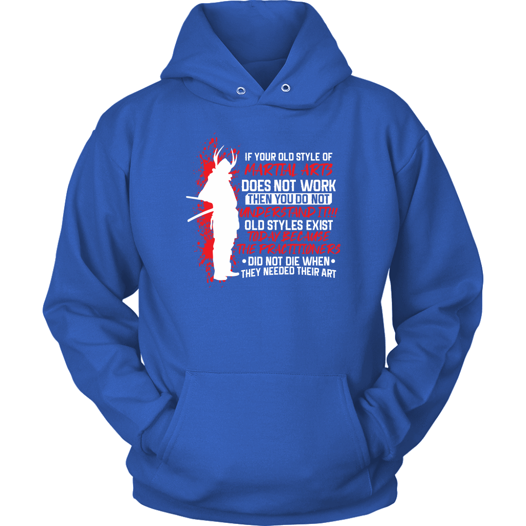 Old Style Martial Arts - Budo Hoodie Unisex Hoodie / Royal Blue / S T-shirt - TuWillows