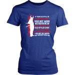 Old Style Martial Arts District Womens Shirt / Royal Blue / XS T-shirt - TuWillows