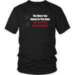 The More You Sweat, The Less You Bleed - Budo Tshirt & Hoodie District Unisex Shirt / S Budo Tshirt & Hoodie - TuWillows