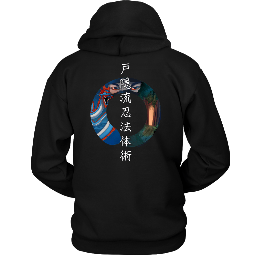 Togakure-ryū Ninpō Taijutsu - Bujinkan Hoodie 2 Unisex Hoodie / Black / S T-shirt - TuWillows