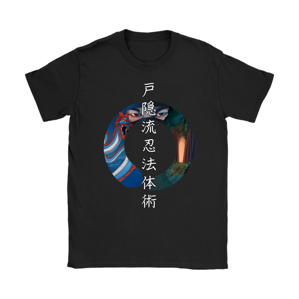 Togakure-ryū Ninpō Taijutsu Tshirt Gildan Womens T-Shirt / Black / S Bujinkan T-shirt - TuWillows